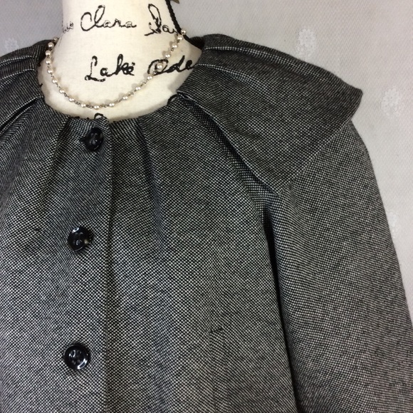 Twelfth St Black Ivory Tweed Crop Unique Blazer M - Picture 3 of 10